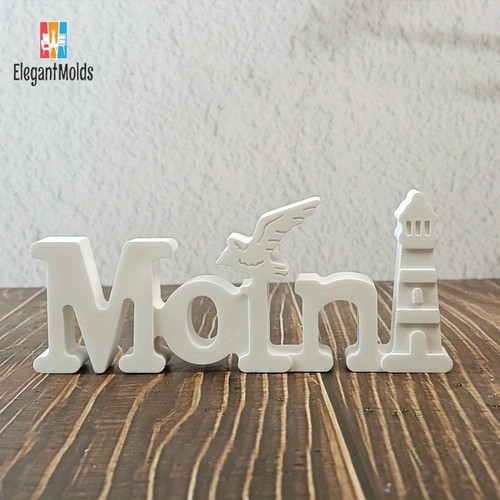 Silikonform moin mit - silikonform, „moin“