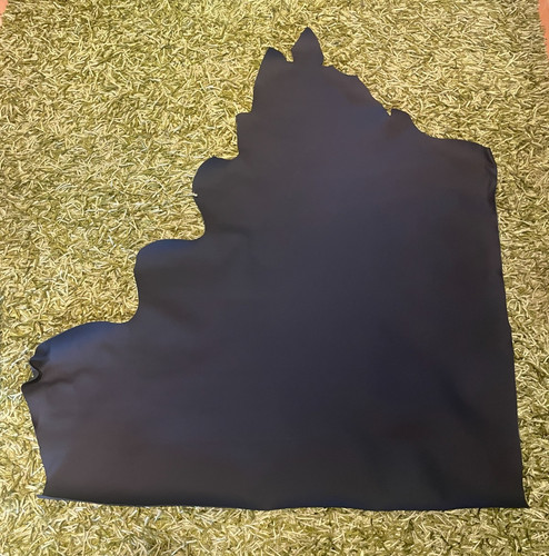 Echtleder lederstück schwarz - lederstück,