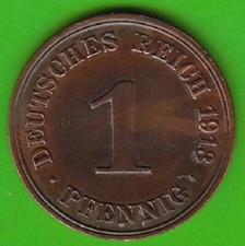 Kaiserreich pfennig 1913 a - pfennig,