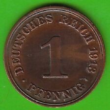 Kaiserreich 1 Pfennig 1913 A