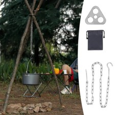 Dreibein Ring mit Kette &
