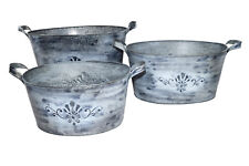 3er Set Pflanzwanne Ornament |