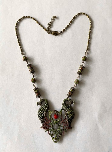 Halskette vintage jugendstil - halskette,