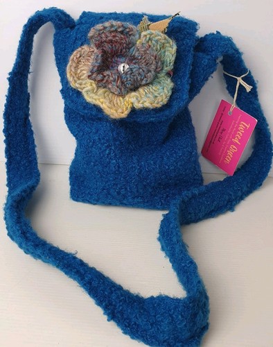 Tweed queen handarbeit blau - tweed,