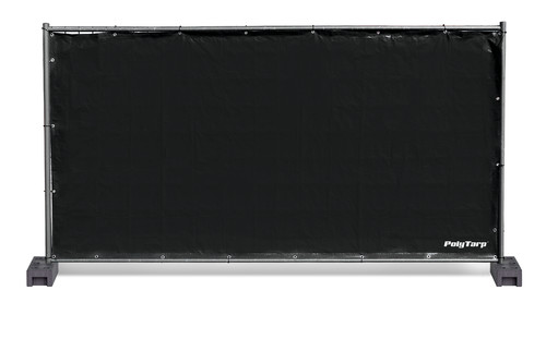 Bauzaunplane 160g 76m - 1,76m, x