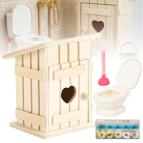 Wichtel miniatur toilette - miniatur,