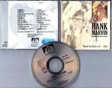 Hank Marvin CD WOULD YOU BELIEVE IT PLUS © UK 1989 no barcode # SEE CD 210 mint