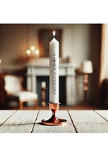 Kerze mit Motiv - Stabkerze -
