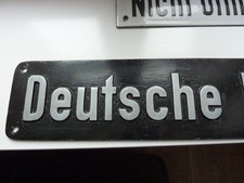 altes Lokschild, Deutsche