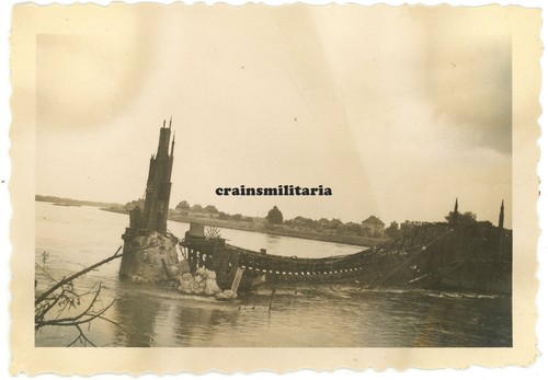Orig foto gesprengte brücke - orig.,
