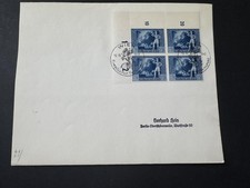 Deutsches Reich DR Mi 820(4) Brief Wien SSt Europa Postkongress 1942 nach Berlin