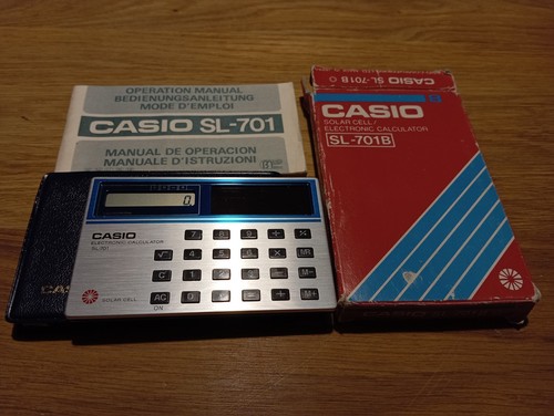 Casio 701b solar - casio, sl-701b