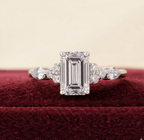 Weißgold diamant - 18, k