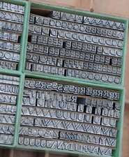 Bleischrift 16p - 6 mm Bleisatz Buchdruck Handsatz Lettern Alphabet Letter Druck