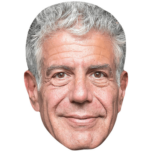 Anthony bourdain maske - bourdain, (smile)