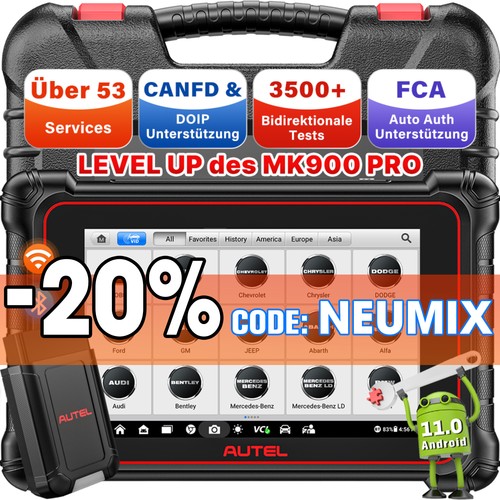 Autel maxicom mk900bt pro obd2 - mk900bt,