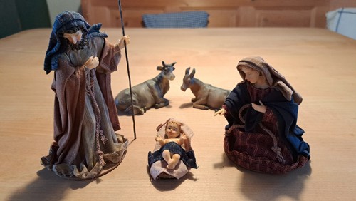 Krippenfiguren bekleidet neu - krippenfiguren, bekleidet,