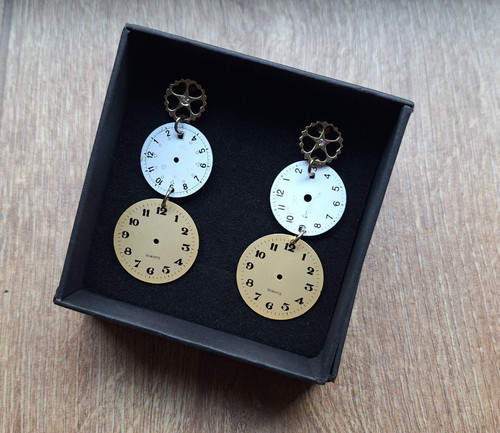Steampunk ohrringe vintage - ohrringe,