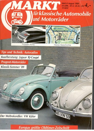 Oldtimer markt heft 1989 - oldtimer-, 08/1989
