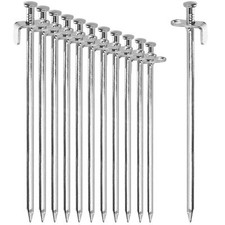 12x Zelt-Heringe aus Stahl -