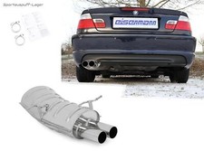 Eisenmann Edelst. Sportauspuff BMW 3er E46 320i 325i 330i 2x70mm scharf