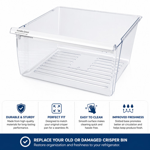 Upper crisper pan compatible - pan,