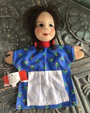 Handpuppe Puppe Dresdner Künstlerpuppe handgefertigt ca. 28 cm unbespielt 