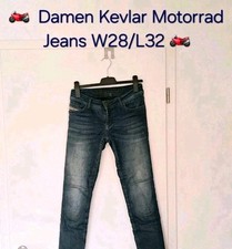 Damen Motorradhose Kevlar Motorrad Jeans  W28/L32 -  John Doe 