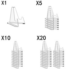 Klar Acryl Sammelkarten Display Ständer Halter Staffelei Foto Münze