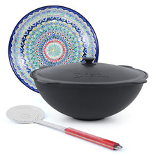 Gusseisen Kazan 22 L Holzgriff