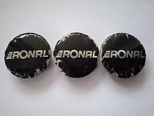 3 Stück Ronal Nabenkappe 64mm 0030201 Schwarz Typ: R10, R7, R42