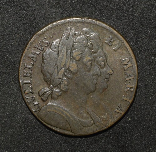 William und mary 1694 halber - mary.,