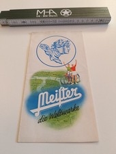 Original Prospekt Meister Fahrrad Motorrad Bielefeld N16