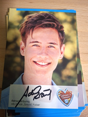 Autogrammkarte adrian bräunig - autogrammkarte,