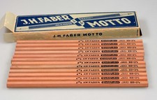 Vintage A W Faber Goldfaber Bleistift 1221 HB = 2 1/2 12x pencil medium