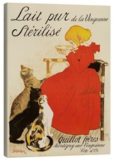 Leinwandbild Lait pur