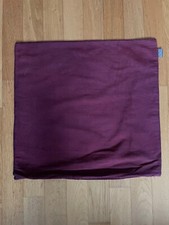 Linum exclusive Kissenhülle Deko Seide in Bordeaux 50x50 cm