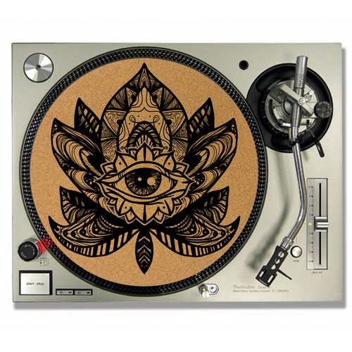 Lotus ösen vinyl kork - vinyl, dj