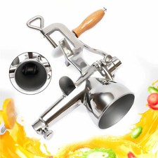 Manuell Entsafter Beerenpresse Fruchtpresse Edelstahl Obstpresse Saftpresse 