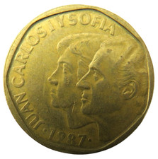 500 Peseten Münze Spanien