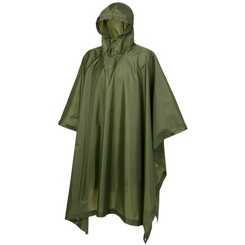 Regenponcho oliv grün - us,