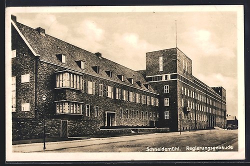 Ansichtskarte schneidemühl - ansichtskarte,