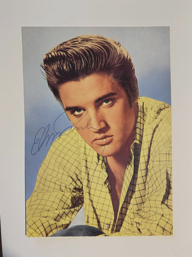 Elvis presley autogramm - presley,