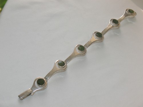 Art deco teka silber armband - teka,