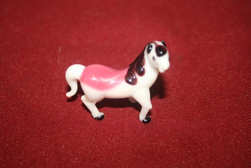 Bunt glas pferd miniatur - glas,