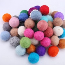 DAHI 50pcs bunt Filzkugeln