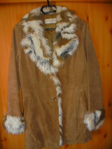 Damen leder jacke - ,