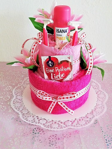 Handtuchtorte für einen