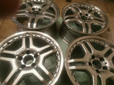 Seltene AMG Styling 4 Alufelgen 9,5x18 Et 18, C-Klasse 209 CLK, Neu, Original 