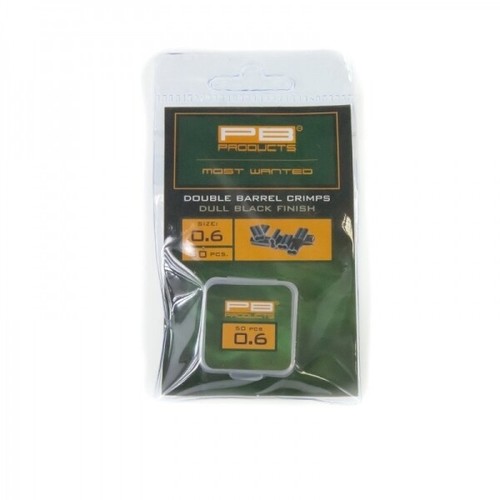 Double barrel crimps 6mm - pb,